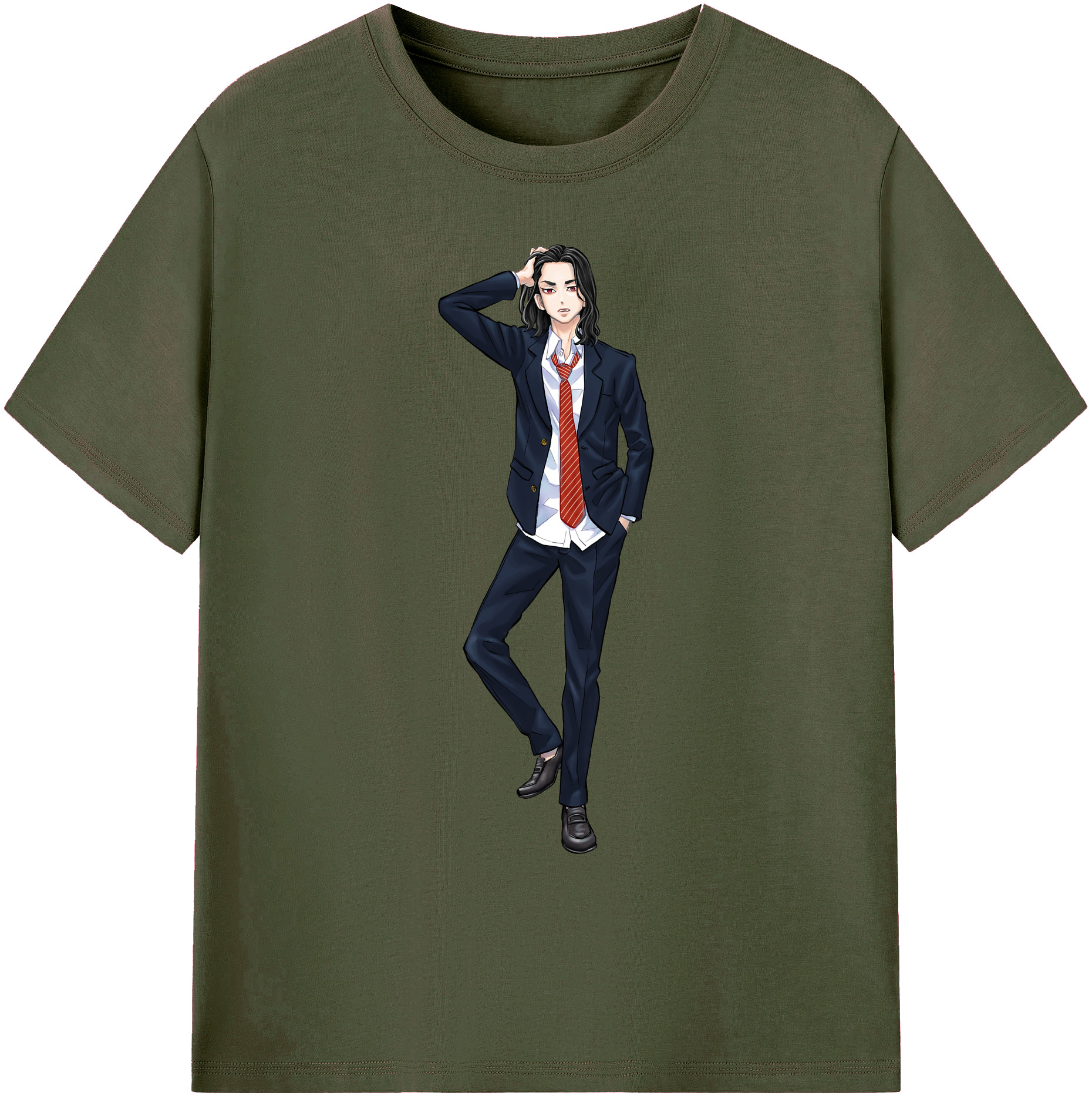 （画像用） 東京リベンジャーズ Tokyo Revengers 綿100％ メンズ半袖Tシャツ｜肌触りやわらか＆通気性